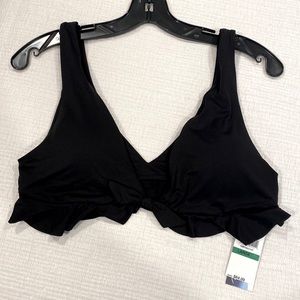 Isabella Rose Bikini Top- size large, black, tags still attached